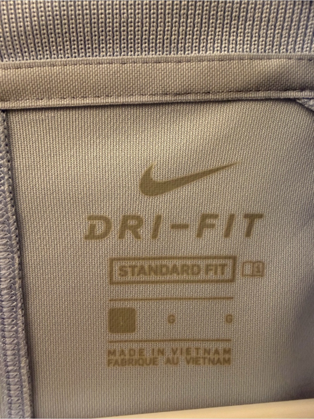 Nike Men's Light Blue Dri Fit Victory Polo - Picture 3 of 3